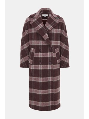 Helene Berman Burgundy Pea Coat