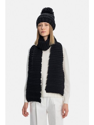 Cıntellı E Galluzzo Black Scarf