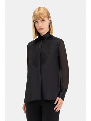 Vakko Black Long Sleeve Shirt
