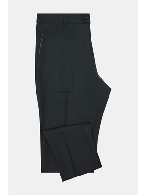 Vakko By Berwıch Black Trousers