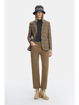 Vakko Khaki Trousers