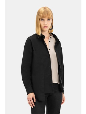 Vakko Black Long Sleeve Shirt