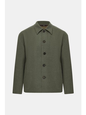 Vakko Wool Elastane Short Coat