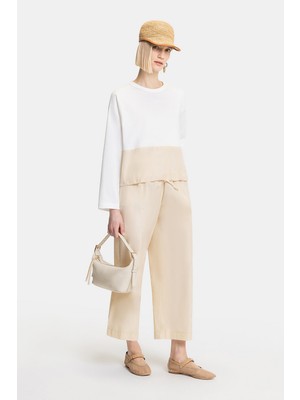 Fabiana Filippi Fabıana Fılıppı Ecru Wide-Leg Trousers