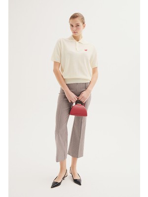 Staud Dark Brown Wide Leg Trousers