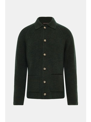 Vakko Green Knit Sweater