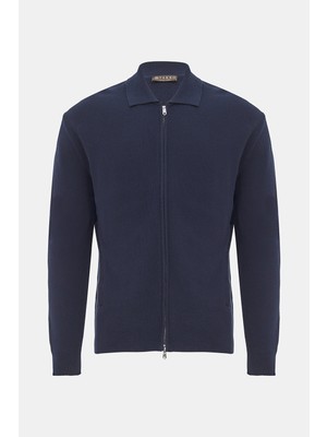 Vakko Navy Knitwear