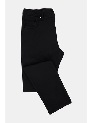 Jacob Cohen Black Five-Pocket Trousers