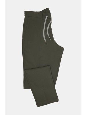 Vakko By Berwıch Dark Green Single-Pleat Trousers