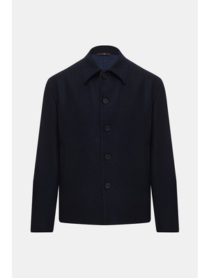 Vakko Wool Elastane Short Coat