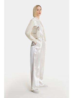 Fabiana Filippi Fabıana Fılıppı Ecru Wide-Leg Trousers