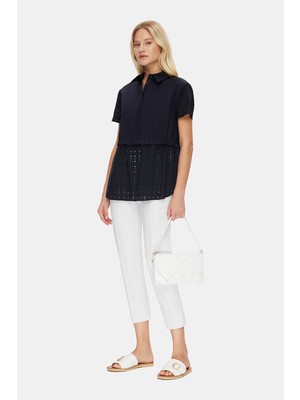 Vakko Light Grey Slim Leg Trousers