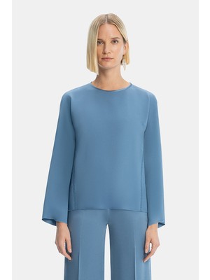 Vakko By Forte Forte Blue Blouse