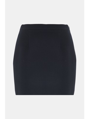 Alessandra Rich Alessandra Rıch Black Plaid Skirt