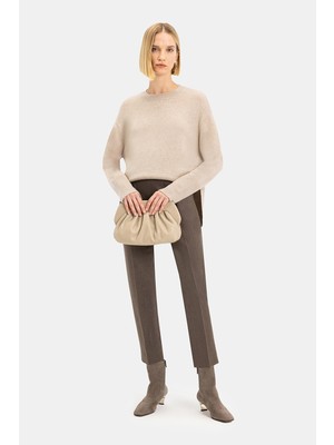 Vakko Mink Slim-Leg Trousers