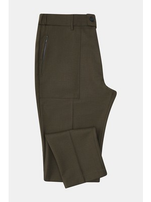 Vakko By Berwıch Dark Green Trousers
