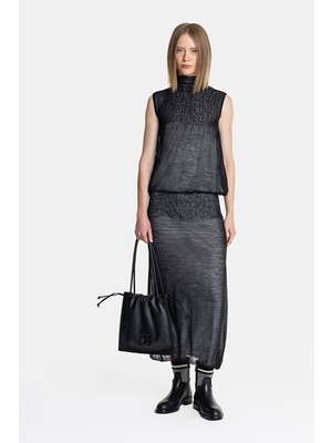 Vakko Black Skirt