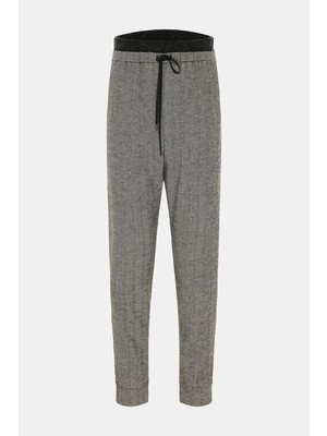 Vakko Black Straight-Leg Trousers