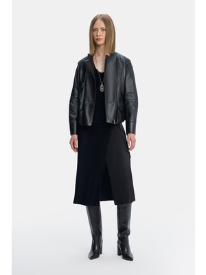 Vakko By Forte Forte Dark Navy Skirt
