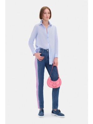 Vakko Blue Batik Jeans