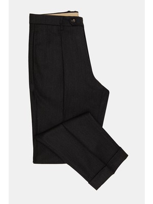 Vakko By Berwıch Single-Pleat Relaxed Fit Trousers
