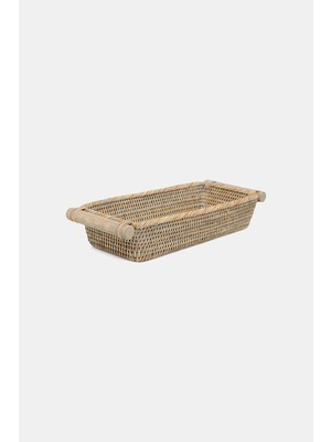 Vakko Rattan Rectangular Basket