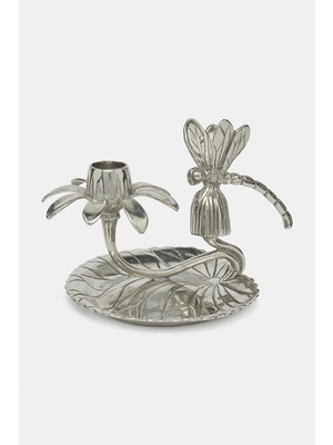 Vakko Dragonfly Patterned Candle Holder