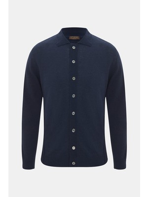 Vakko By Danıele Fıesolı Navy Long Sleeve Shirt