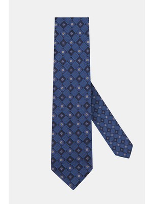 Vakko Patterned Silk Tie