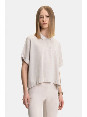 Vakko By Peserıco Beige Short Sleeve Knitwear