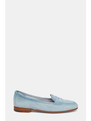 Santoni Santonı Blue Suede Shoes