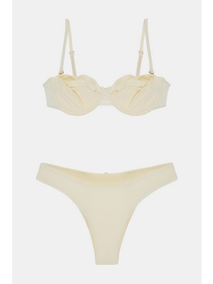 Bahıa Marıa Ecru Bikini