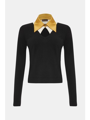 Vakko Black Knitwear