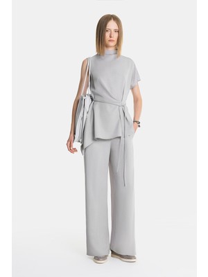 Vakko By Peserıco Grey Trousers