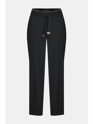 Vakko By Peserıco Black Wool Trousers