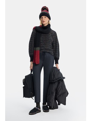 Vakko By Lorena Antonıazzı Navy Slim-Leg Trousers