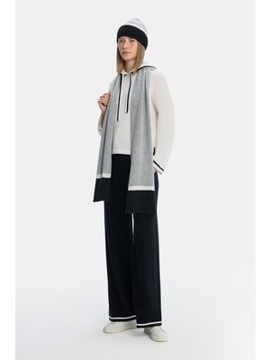 Vakko Black Knit Trousers