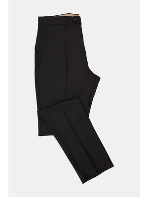 Vakko By Berwıch Black Trousers