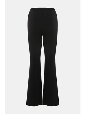 Simkhai Sımkhaı Black Straight-Leg Viscose Trousers
