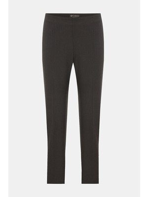 Vakko Brown Slim-Leg Trousers