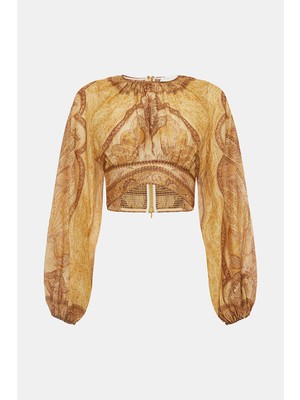 Zimmermann Zımmermann Mustard Blouse