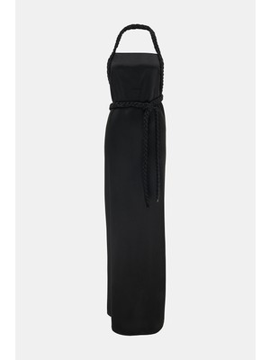 Bevza Black Maxi Dress