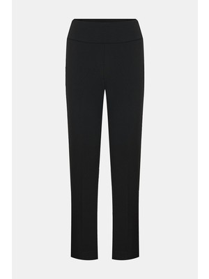 Vakko By Peserıco Black Slim-Leg Trousers