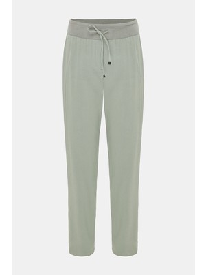 Vakko By Lorena Antonıazzı Khaki Slim-Leg Trousers