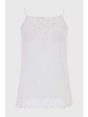 By Malene Birger By Malene Bırger White Strappy Blouse