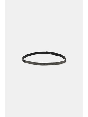Orciani Orcıanı Black Leather Belt