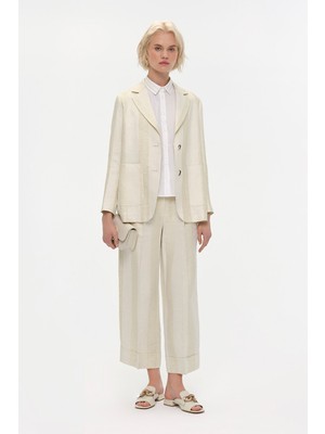 Vakko By Peserıco Beige Jacket