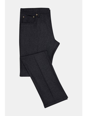 Jacob Cohen Five-Pocket Flannel Wool Trousers