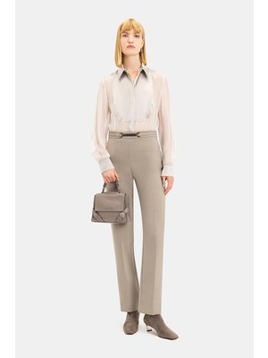 Vakko Mink Slim-Leg Trousers