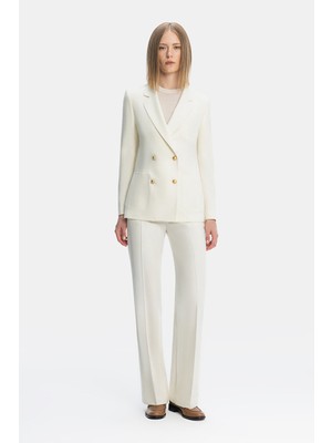Vakko By Taglıatore Ecru Trousers